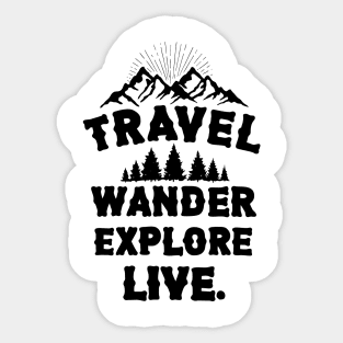 TRAVEL Sticker